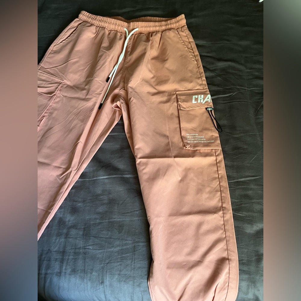 Champion Men's Cargo Pants in Pink